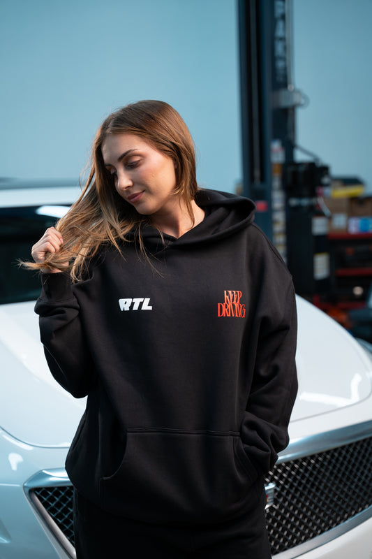 Keep Driving | BLACK HOODIE