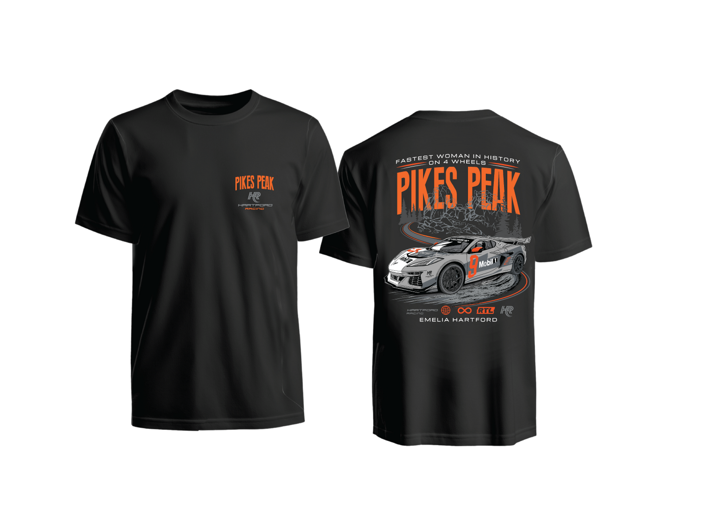 PIKES PEAK | BLACK TEE