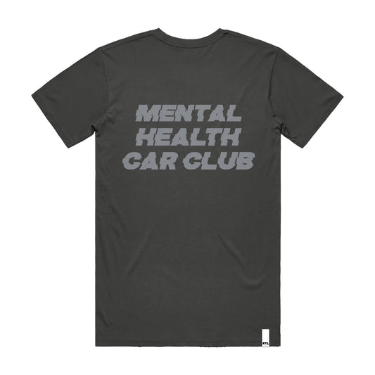 MENTAL HEALTH CAR CLUB | GRAY TEE