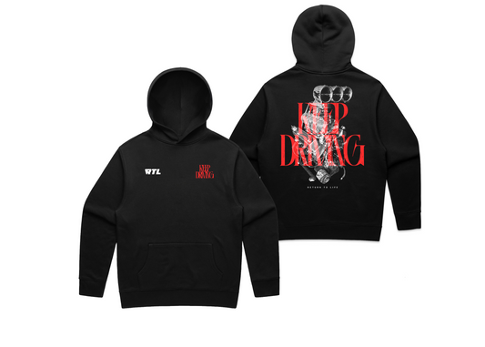 Keep Driving | BLACK HOODIE